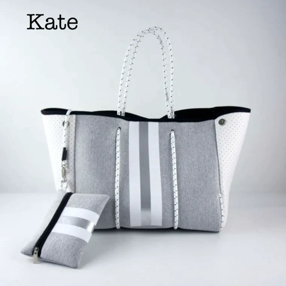 Neoprene Tote & Zipper Pouch